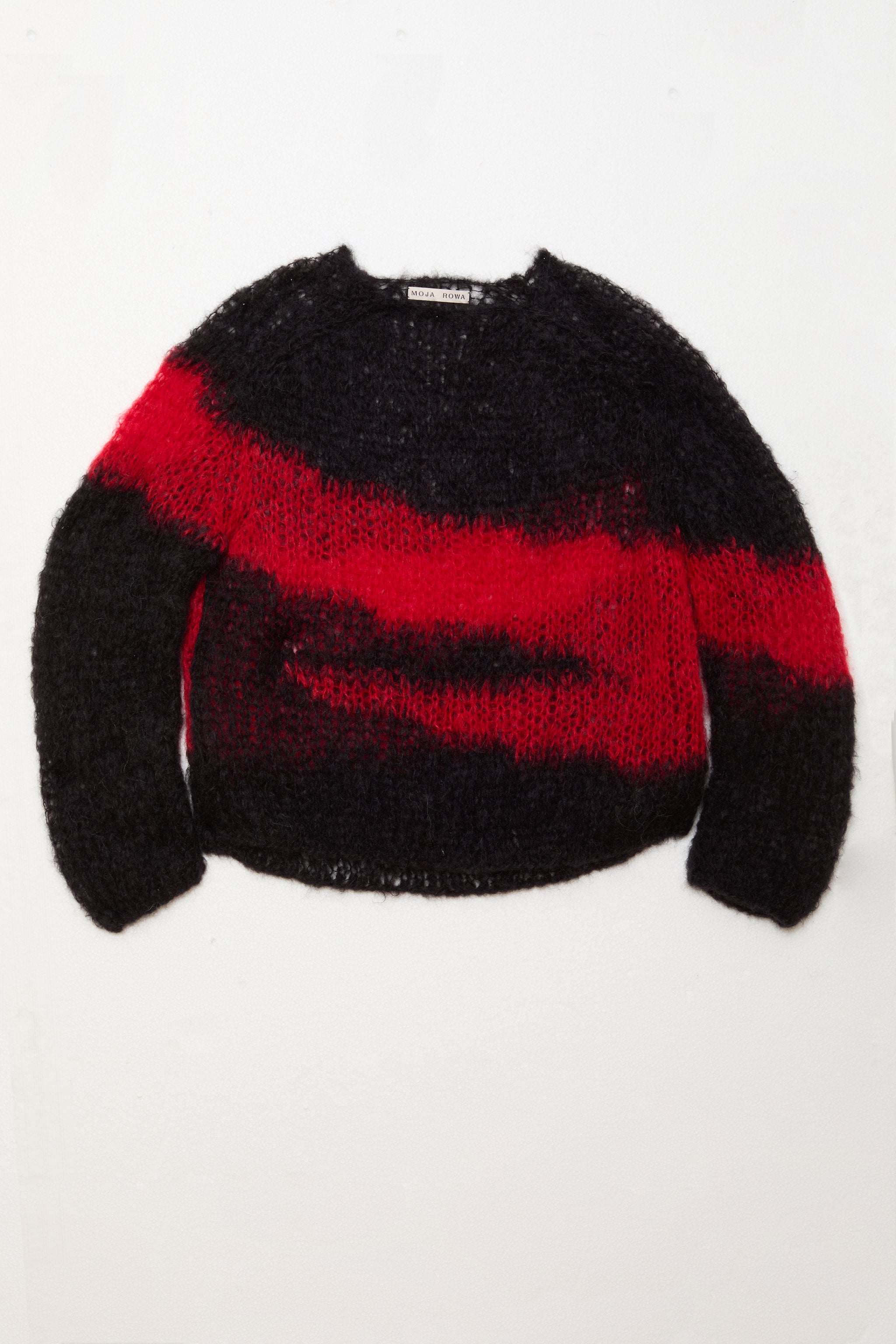Handmade Path Jumper - Black with Red – MOJA ROWA