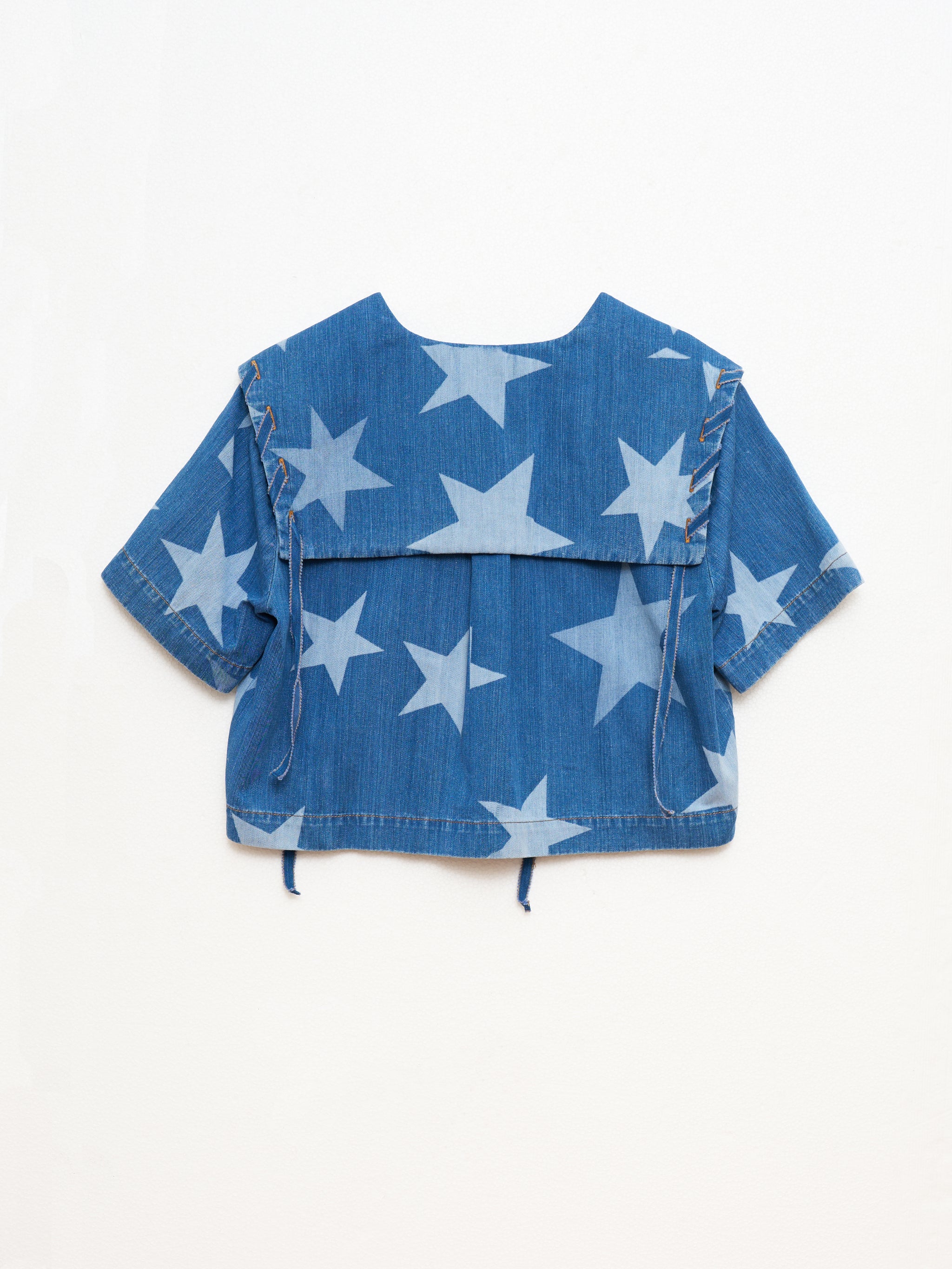 Anchor Star Denim Top