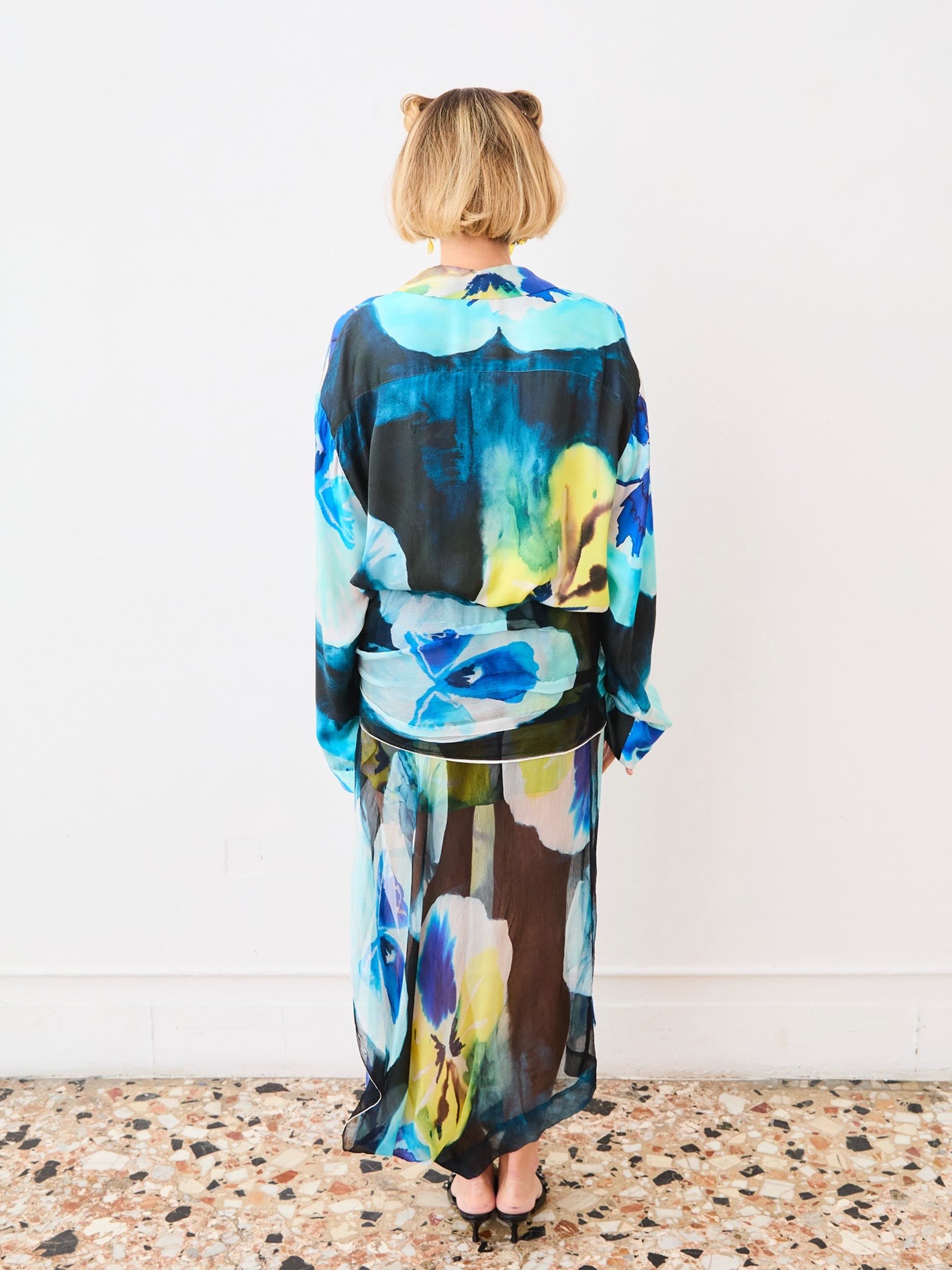 Infinity Skirt - Flower Print
