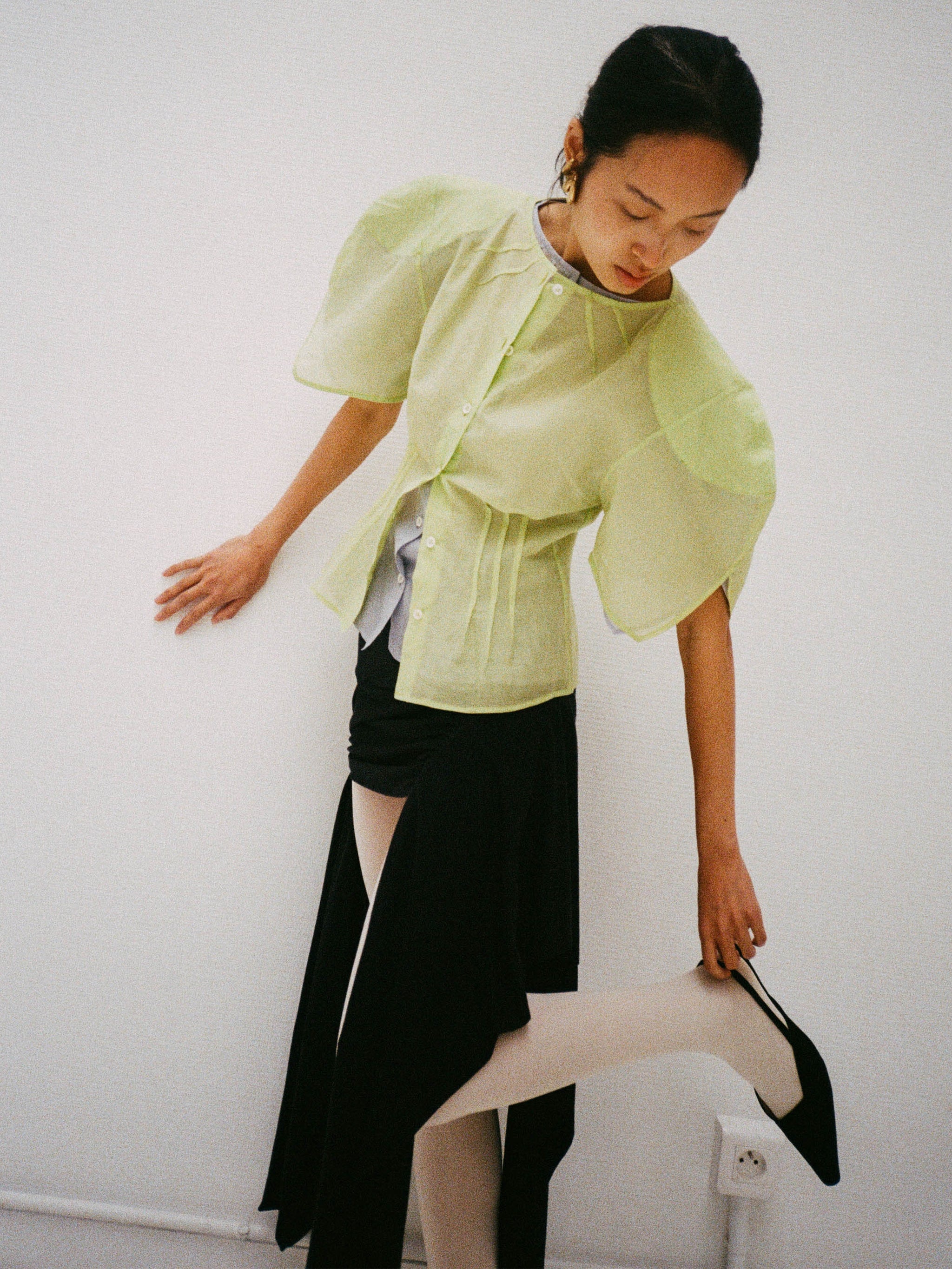 Petal Shirt - Lime