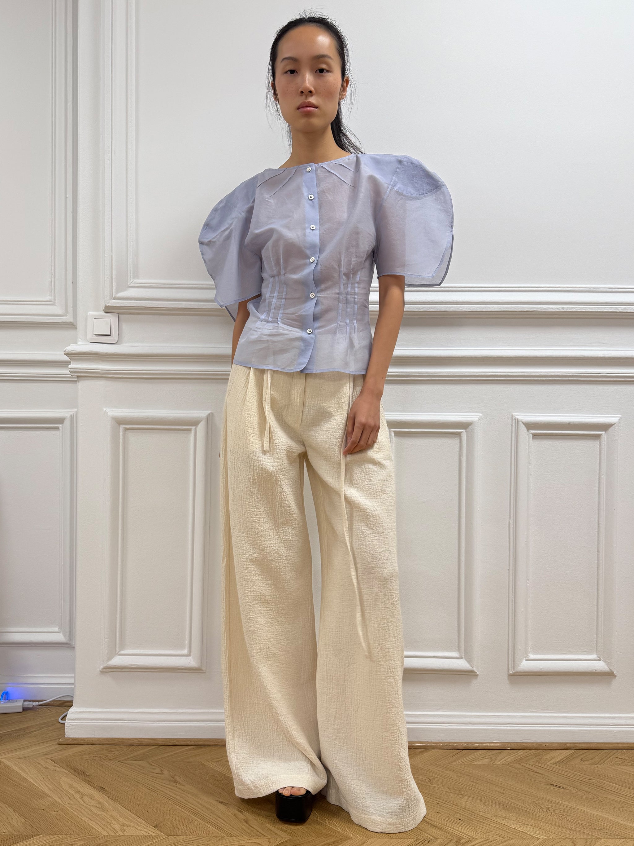 Petal Shirt - Celeste