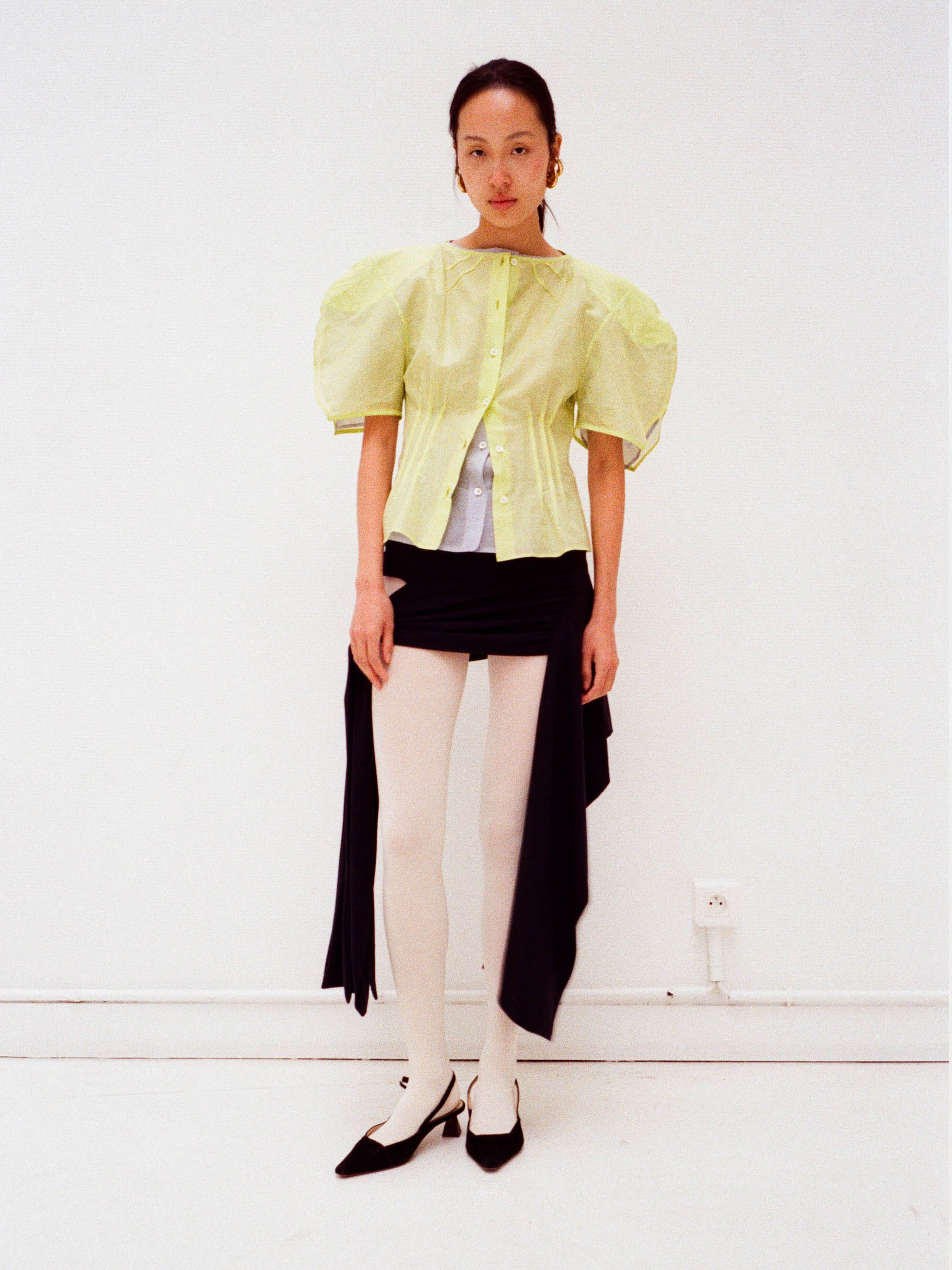 Petal Shirt - Lime