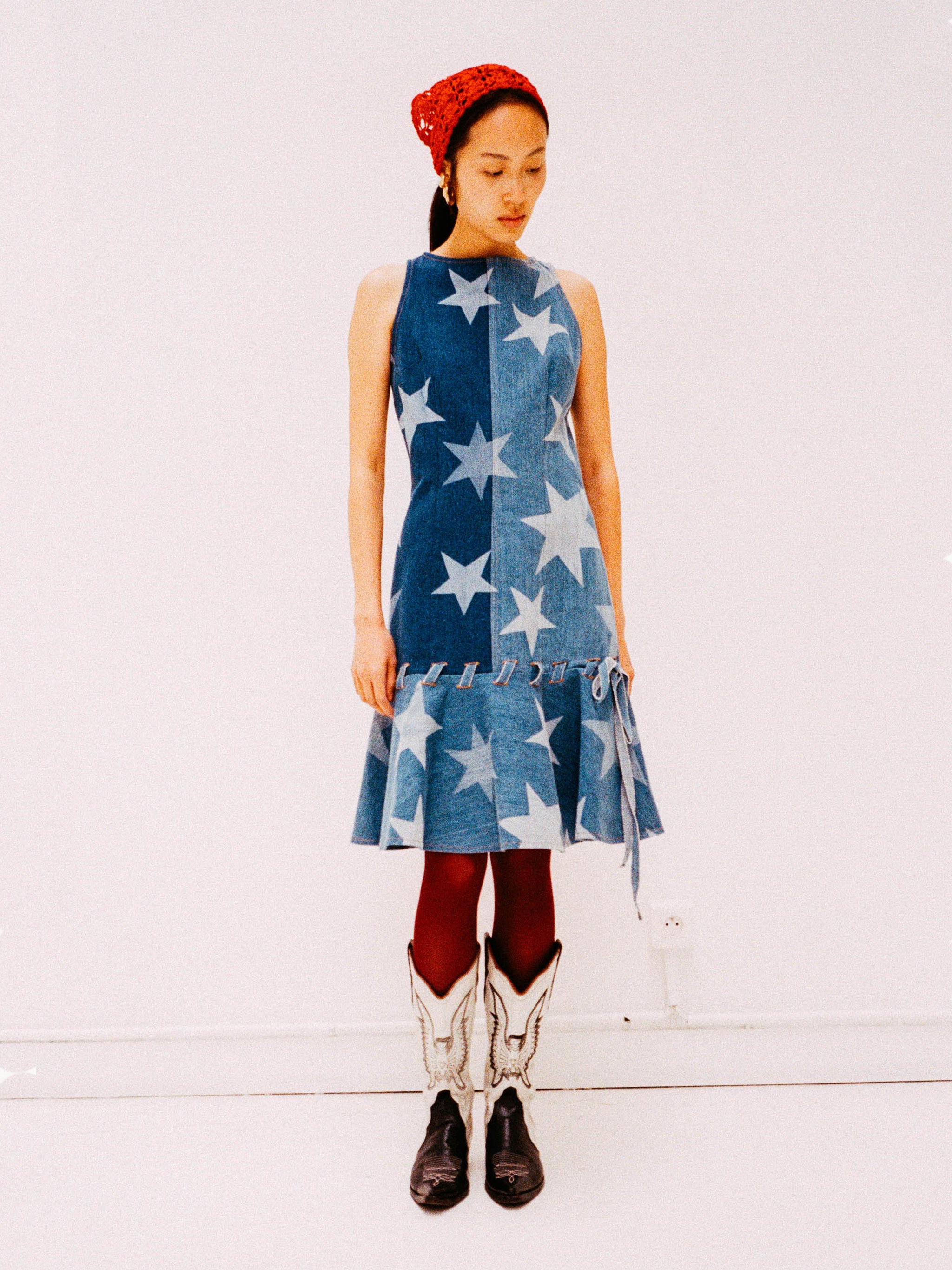 Star Denim Dress